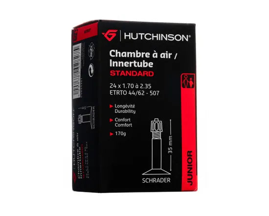 Chambre à air vélo enfant Hutchinson CV654351-001 24x1.70-2.35 Schrader